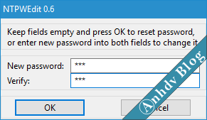 Reset mật khẩu Windows bằng NTPWEdit 2