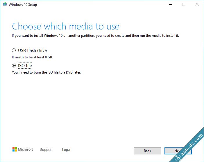 Tải về Windows 10 Version 1909 bằng Media Creation Tools 2