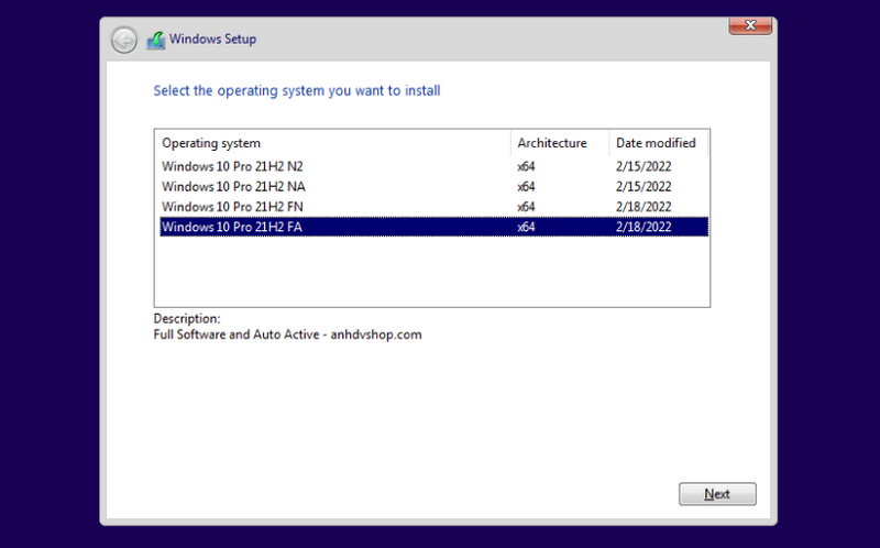 Windows 10 21H2 AIO 4 in 1 có sẵn Office và phần mềm, tự kích hoạt khi nối mạng
