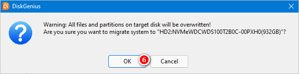Chuyển Windows sang ổ SSD mới với Partition Guru - bước 3