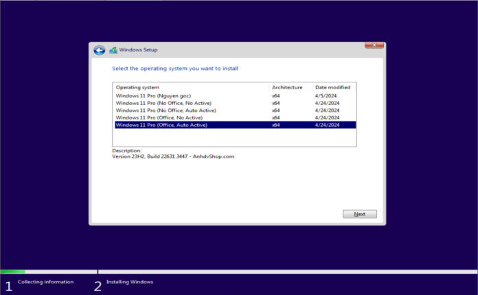 Windows11 Pro 23h2 Premium Aio 5 In 1 Anhdv Updated April 2024 Setup