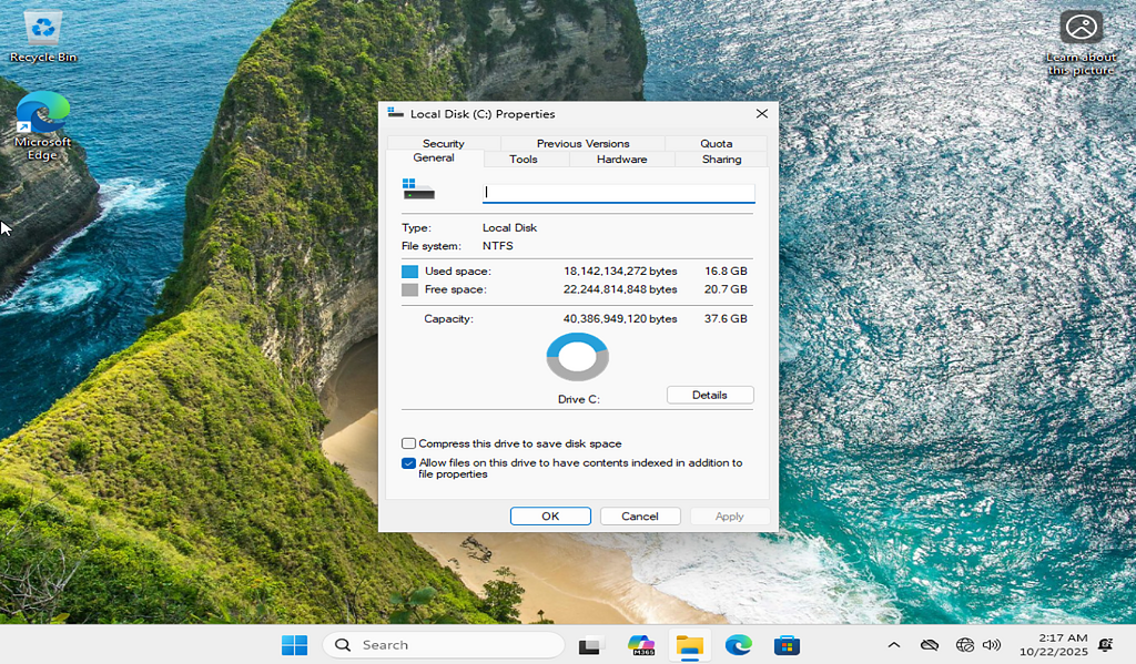 Windows11 pro 25h2 goc disk